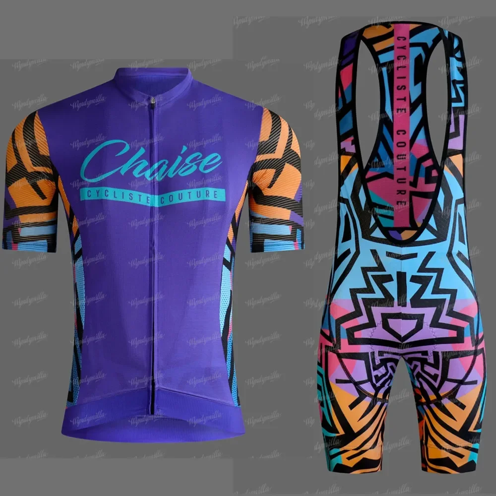 Race Bib - Chaise เฉพาะชุดขี่จักรยานฤดูร้อนบุรุษชุดขี่จักรยาน Maillot ciclismo hombre การแข่งขันชุดกางเกงขาสั้นจักรยานเครื่องแบบ
