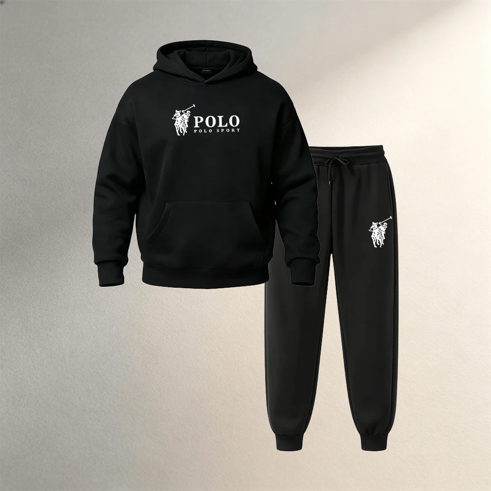 ชุดเสื้อฮู้ดสำหรับผู้ชาย 2 ชิ้ - Joggers Pants บทวิจารณ์และราคา