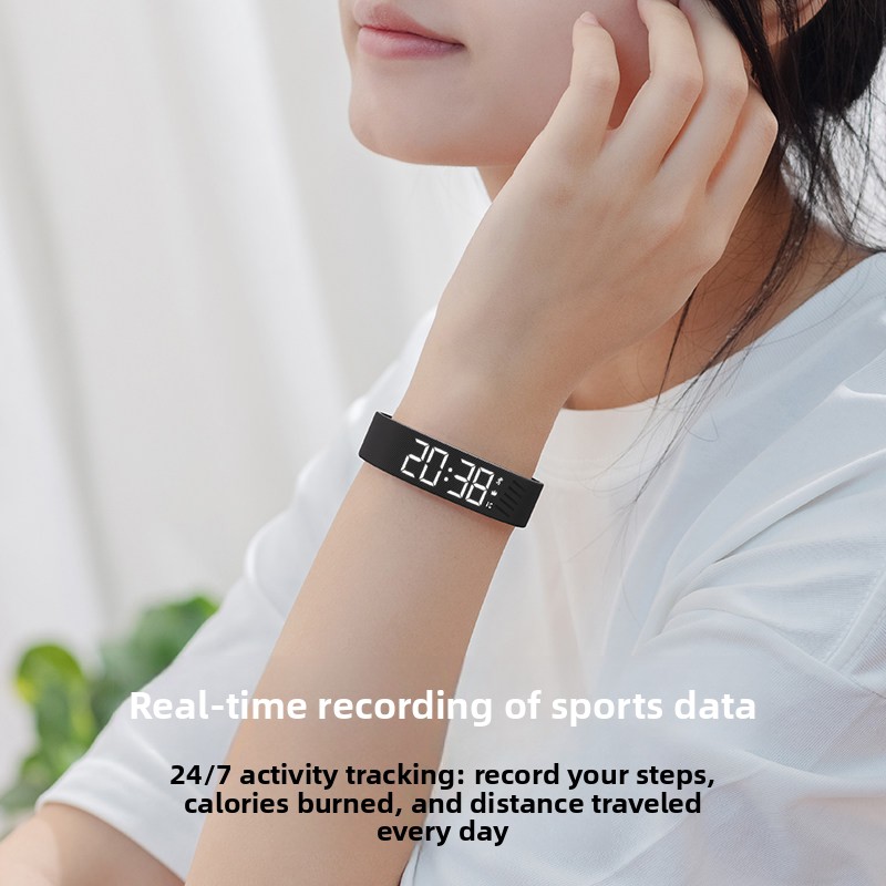 นาฬิกาปลุกดิจิตอล LED สายซิลิโ - Running Watch บทวิจารณ์และราคา